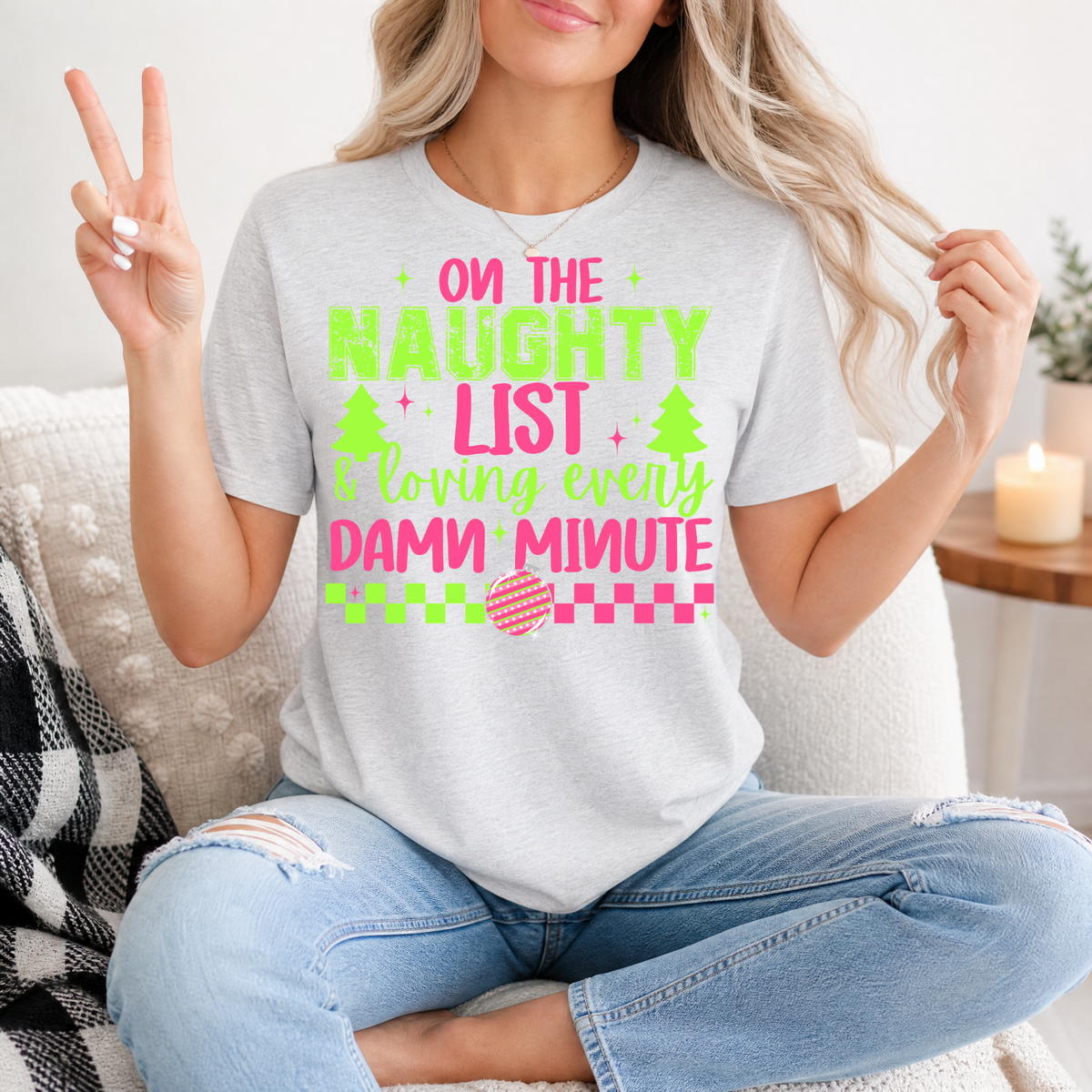 Naughty List Premium Graphic Tee