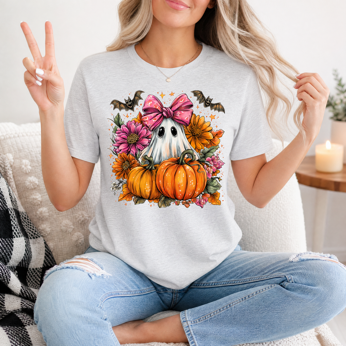 Pumpkin Patch Boo Premium Graphic Tee