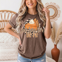 Just Here for the Pie Pumpkin Pie Graphic Tee