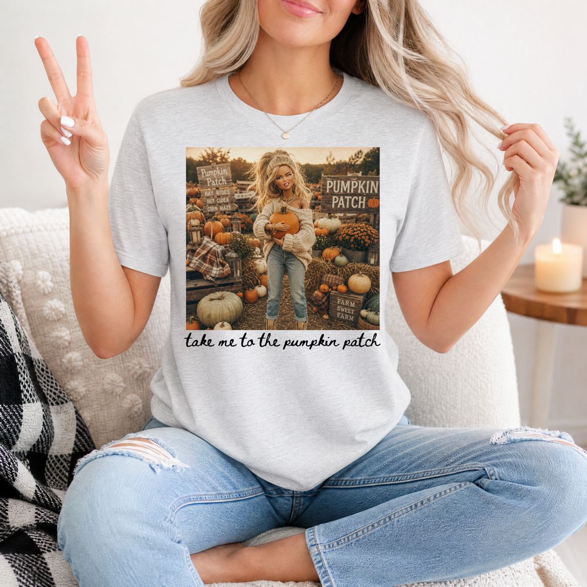 Take me to the Pumpkin Patch Premium Graphic Tee