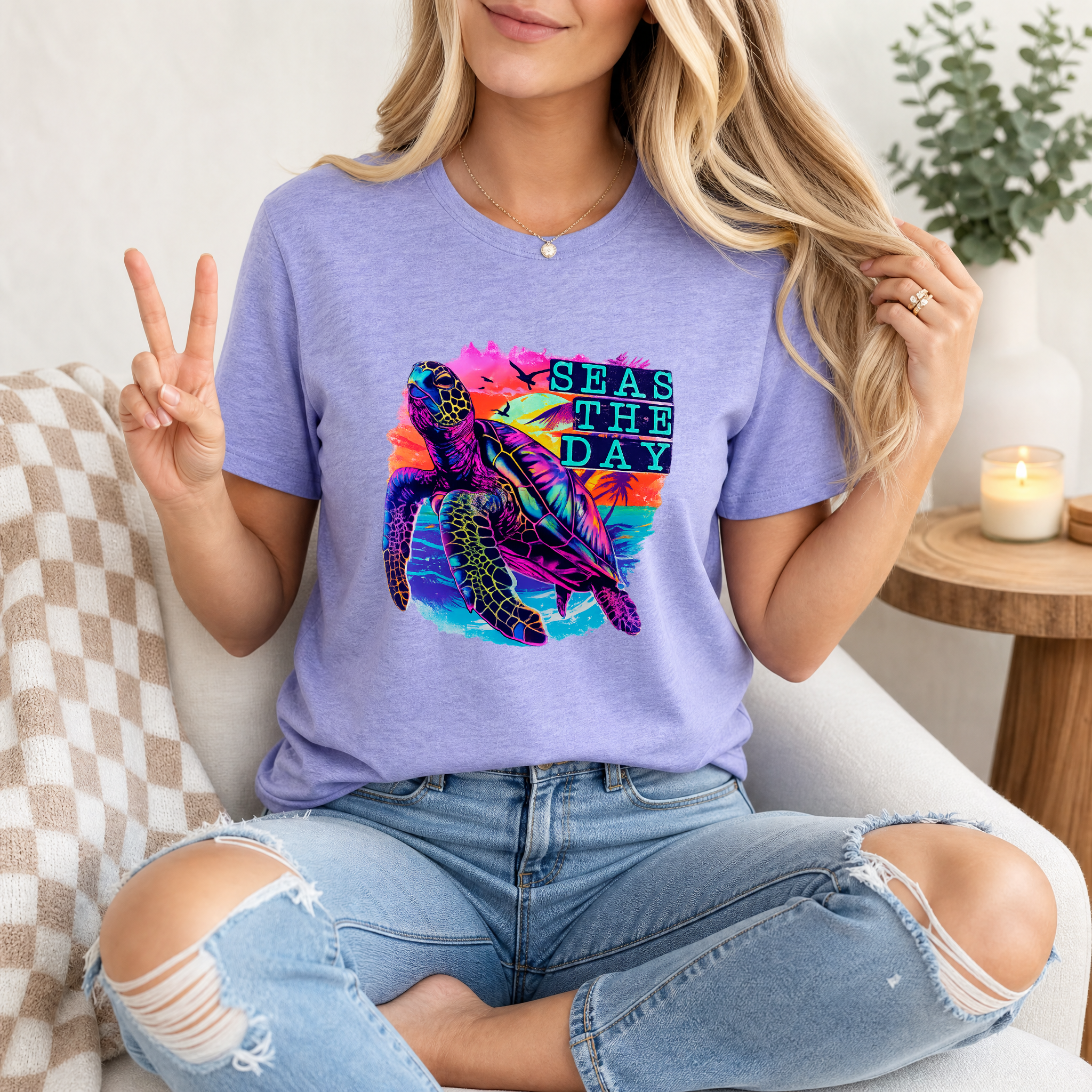 Seas The Day Premium Graphic Tee