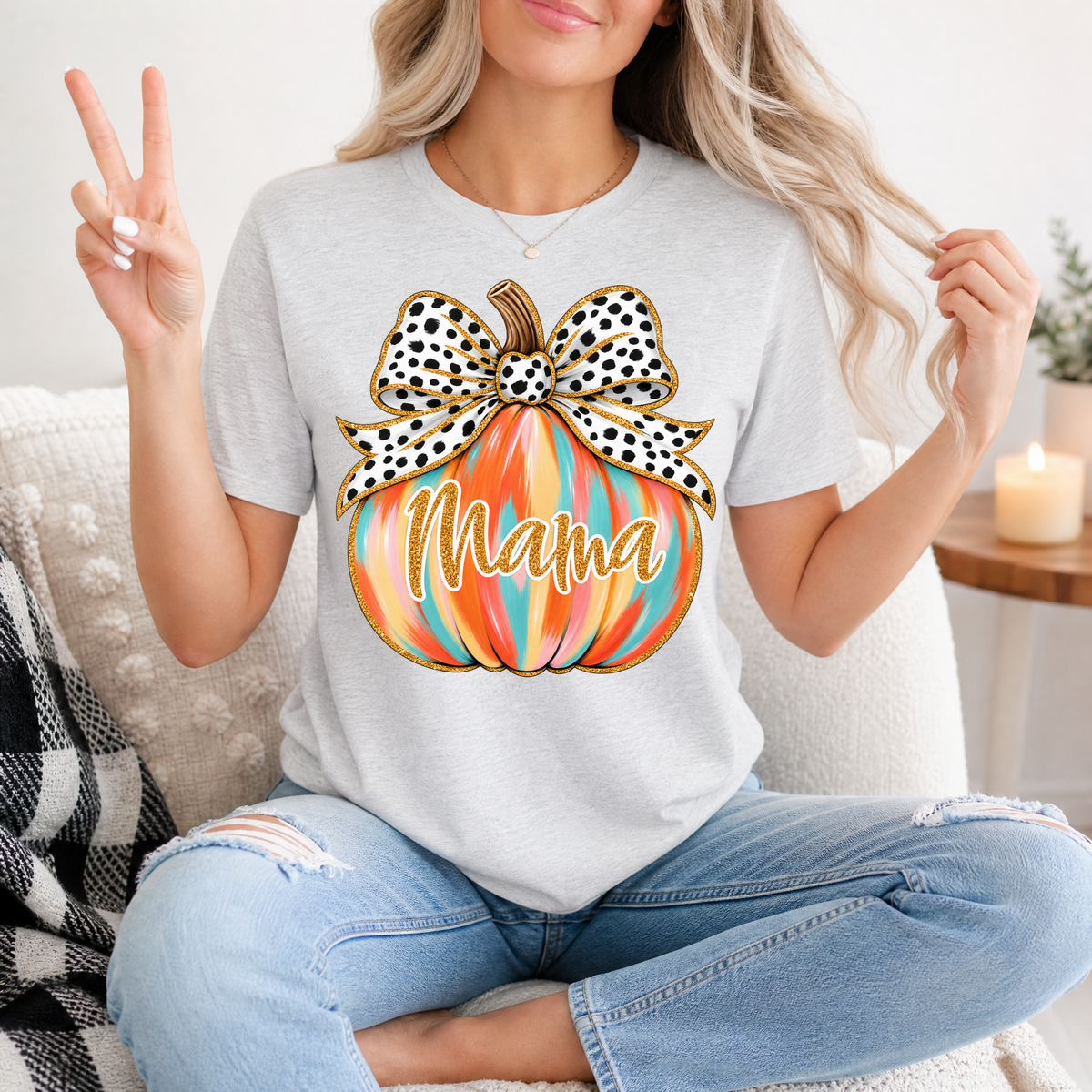Mama Pumpkin Premium Graphic Tee