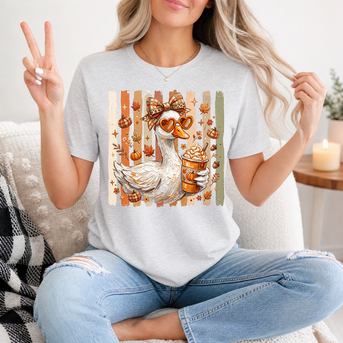 Pumpkin Spice Goose Premium Graphic Tee