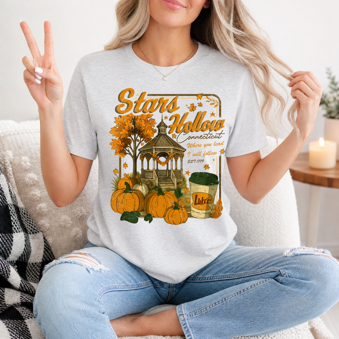 Stars Hollow Fall Premium Graphic Tee