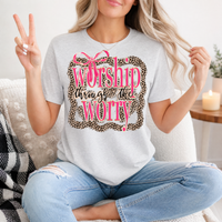 Worship Through The Worry Premium Graphic Tee