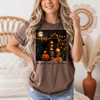 I'm Just Here for the Boos Halloween Graphic Tee