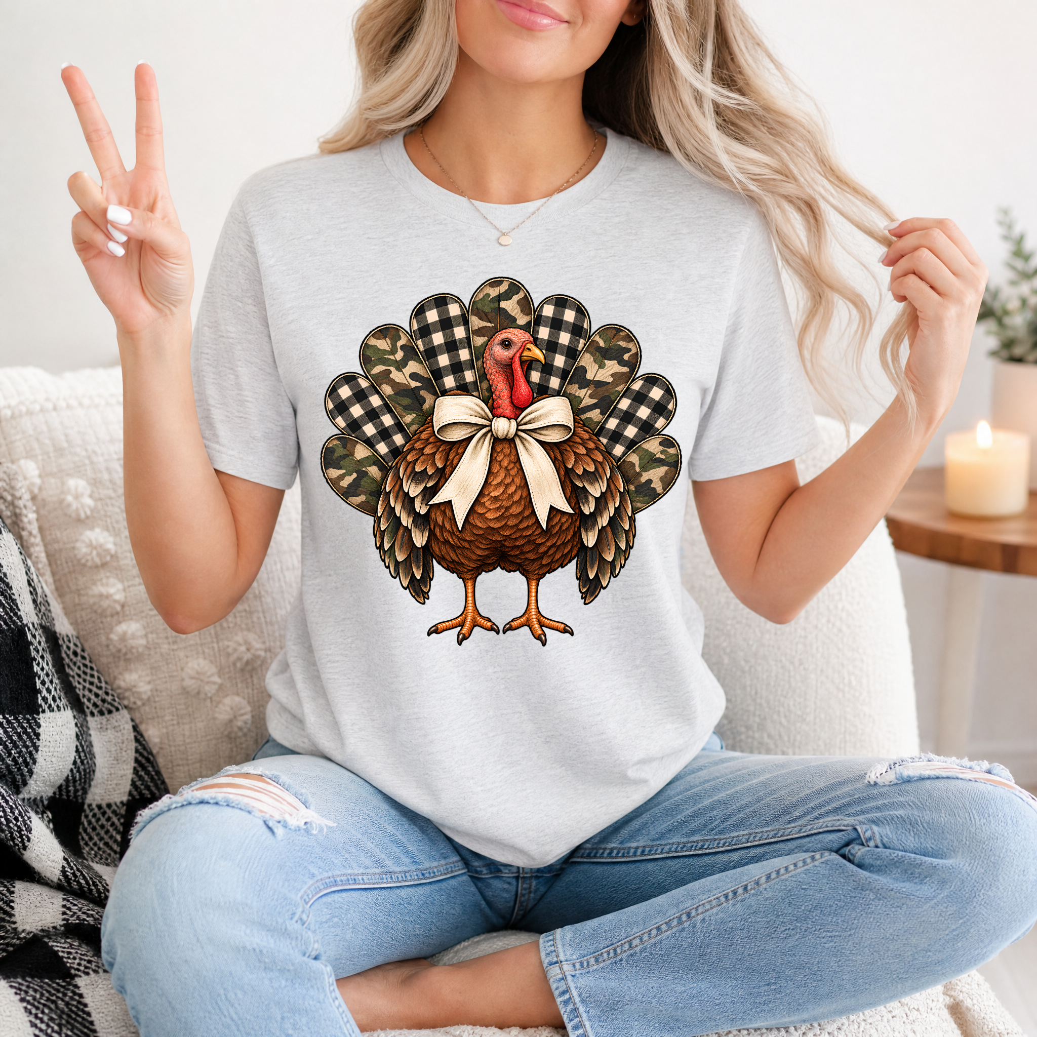 Camo Turkey Premium Graphic Tee