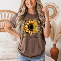 Camo Hunting Bow & Deer Graphic Tee