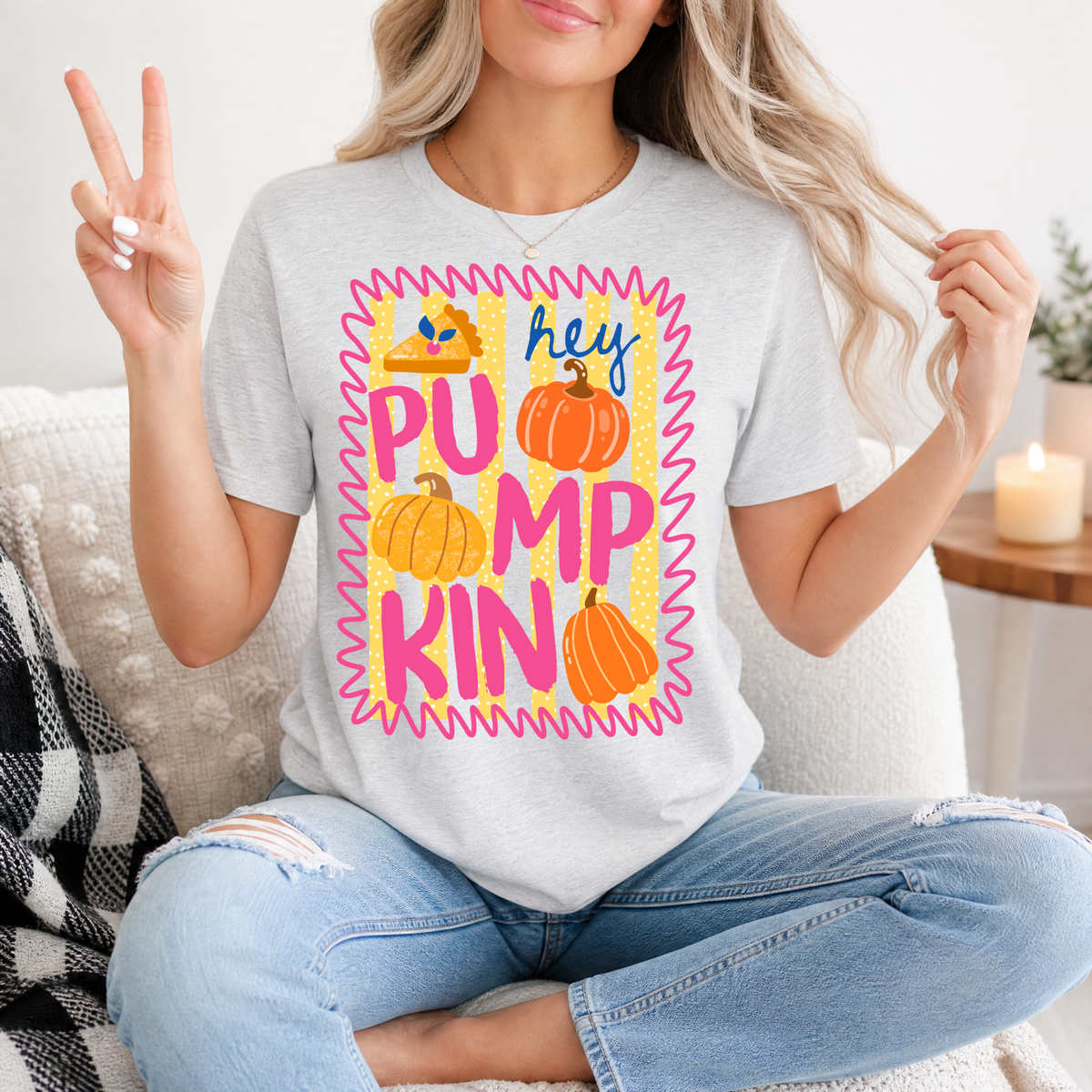 Hey Pumpkin Premium Graphic Tee
