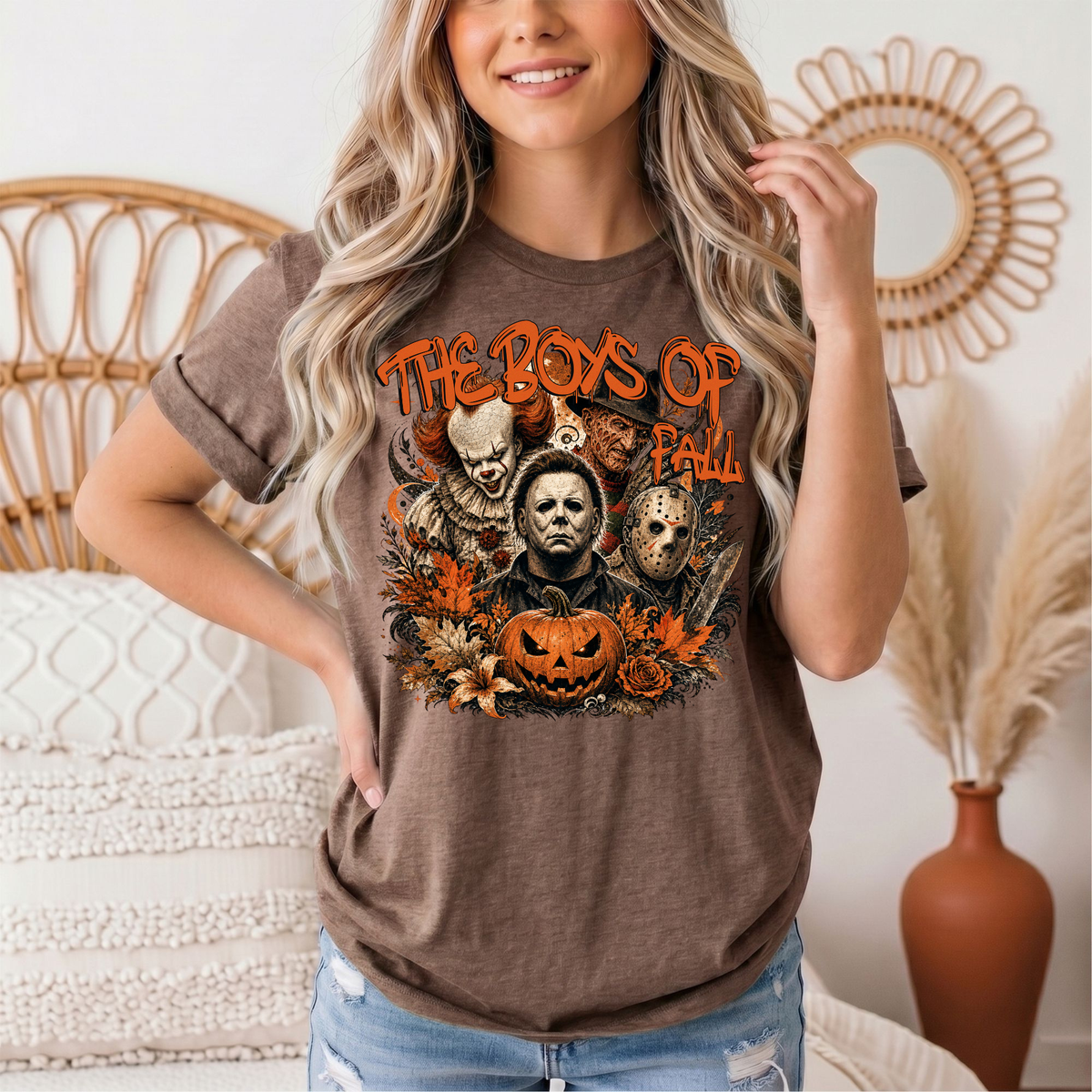 The Boys of Fall Horror Halloween Graphic Tee