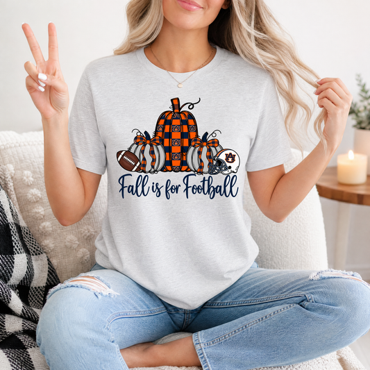 Fall Is For Football - Auburn Premium Graphic Tee