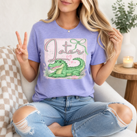 Precious Later Gator Girly Premium Graphic Tee