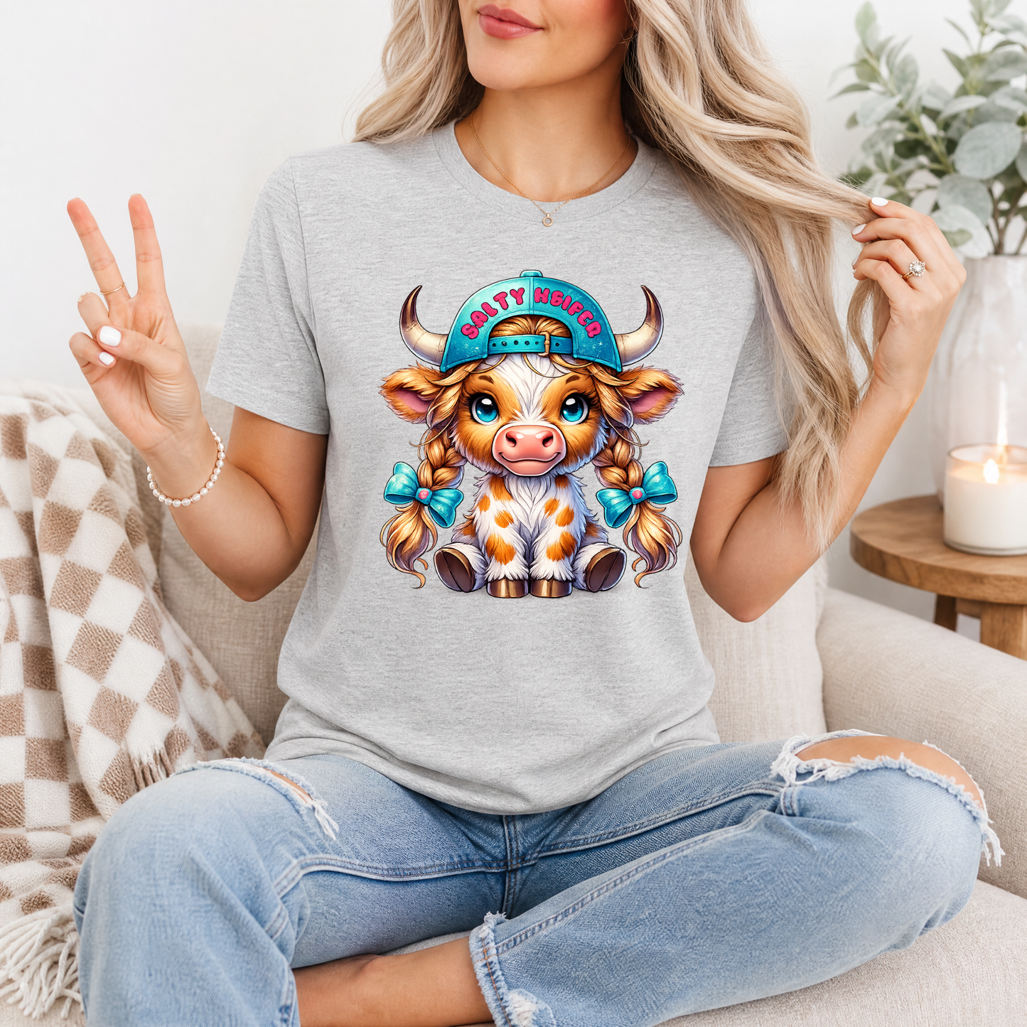 Salty Heifer Premium Graphic Tee
