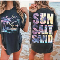 Sunset Scene Sun Salt Sand K's Crafty Vibes Co.