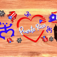 #586 Puerto Rico Heart K's Krafty Barn