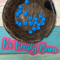 12mm Silicone Lentil spacers for beadable items-20pk K's Krafty Barn