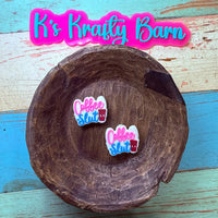 Silicone Focal Bead- White coffee slut K's Krafty Barn