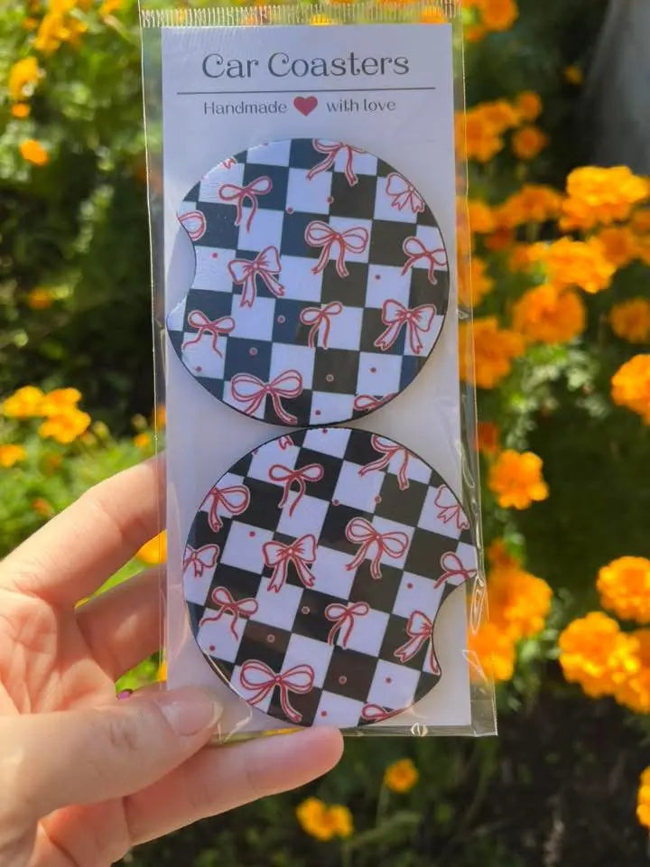 Car Coasters- choose your design. K's Krafty Barn