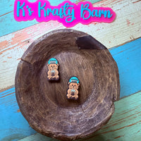 Silicone Focal Bead- Coffee Bear K's Krafty Barn