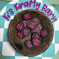 Silicone Focal Bead-Dog Mom