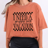I Need a Vacation Shirt | Funny Graphic Tee K's Krafty Barn