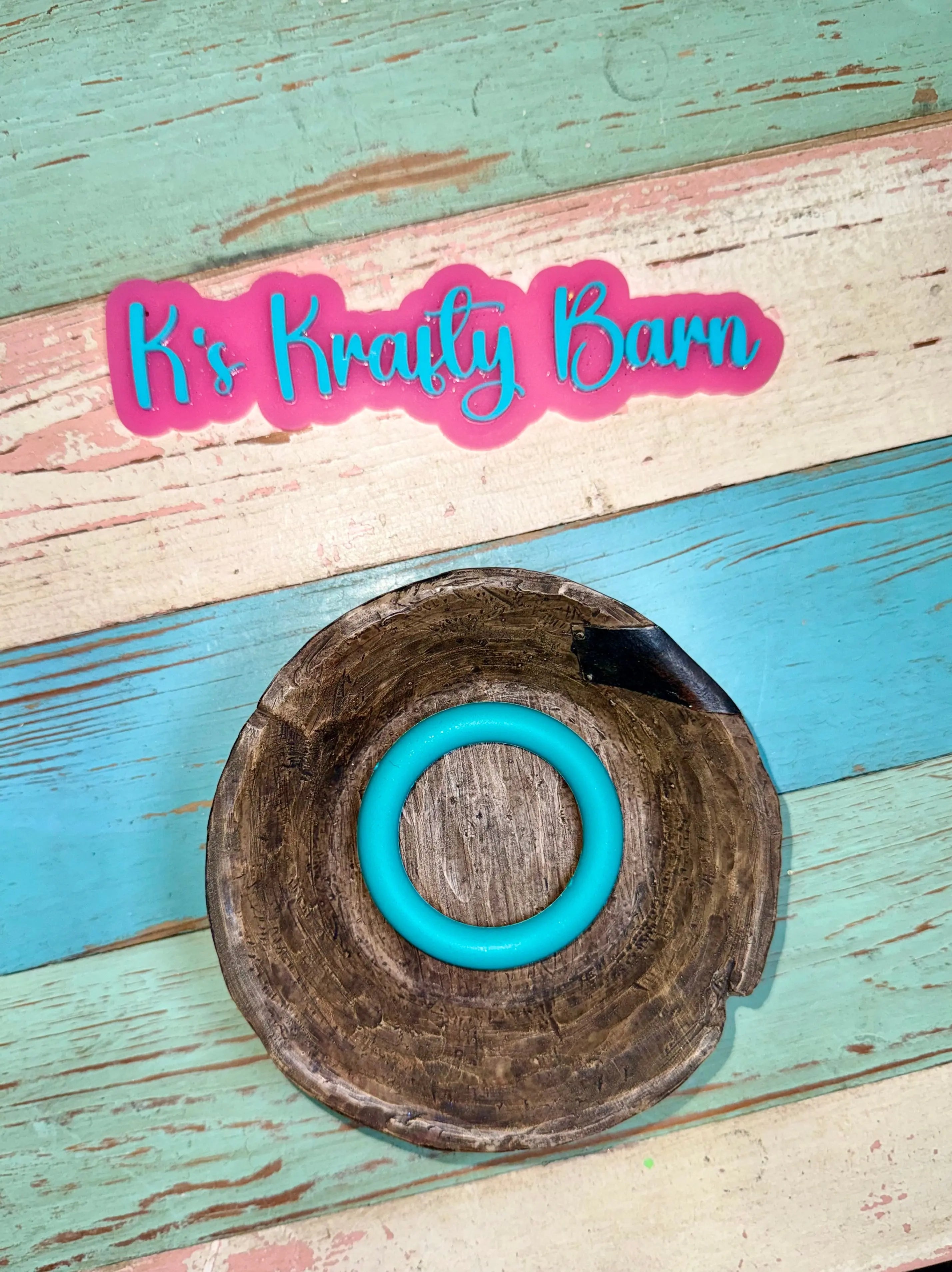 65mm Silicone Round Ring- solid colors K's Krafty Barn