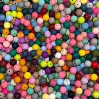 15mm Solid Silicone Beads- RANDOM COLOR MIX K's Krafty Barn