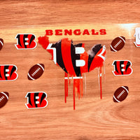 #627 Bengals Football Drip K's Krafty Barn