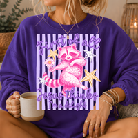 Jesus Thinks I'm a Delight Raccoon Crewneck Sweatshirt