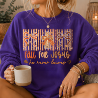 Fall For Jesus Crewneck Sweatshirt