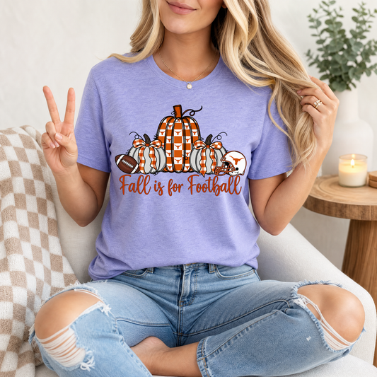 Fall Is For Football - Texas Premium Graphic Tee