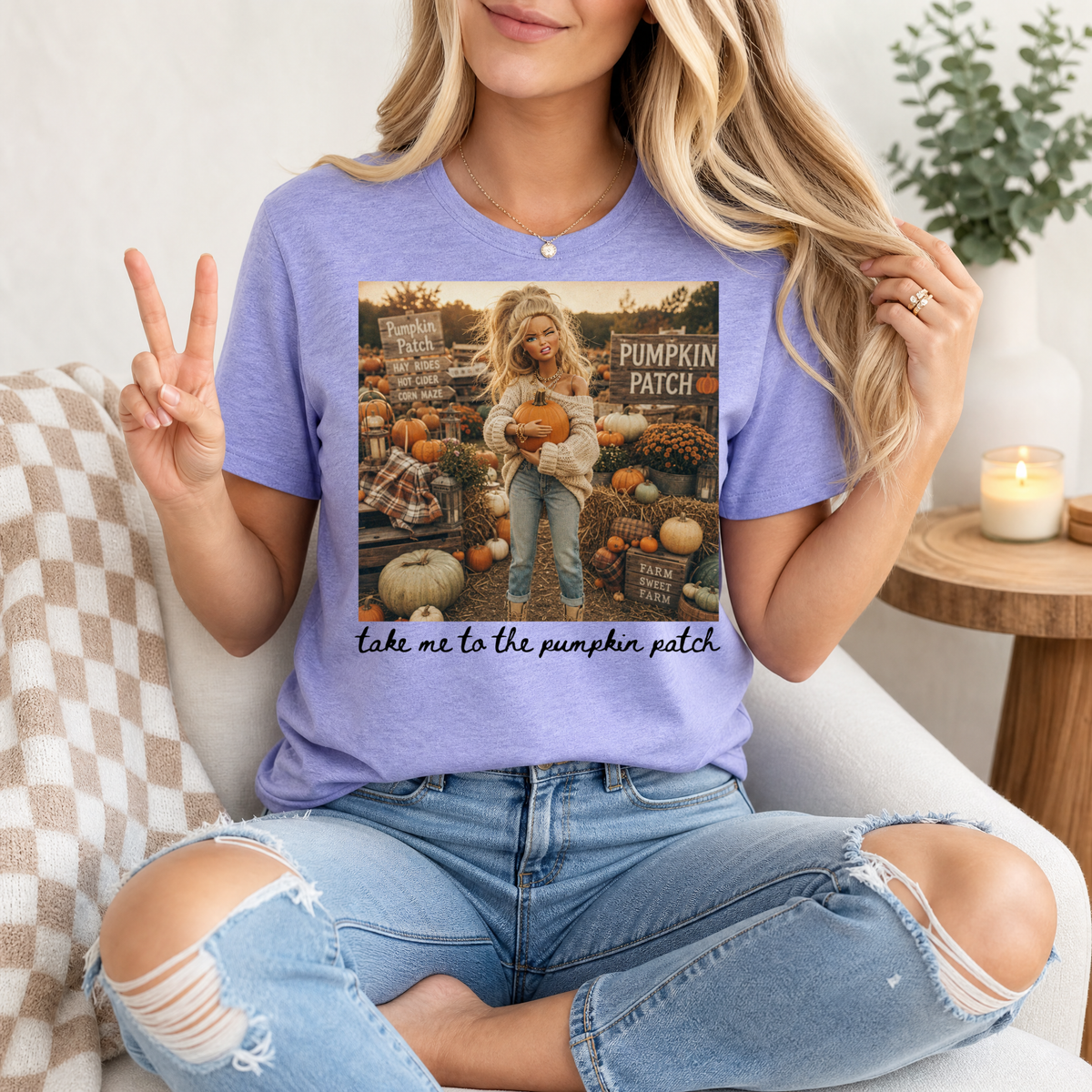 Take me to the Pumpkin Patch Premium Graphic Tee