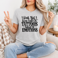 Tattoos Instead of Emotions Premium Graphic Tee