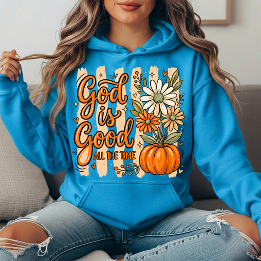 God Is Good Pumpkin Premium Hoodie Sweatshirt