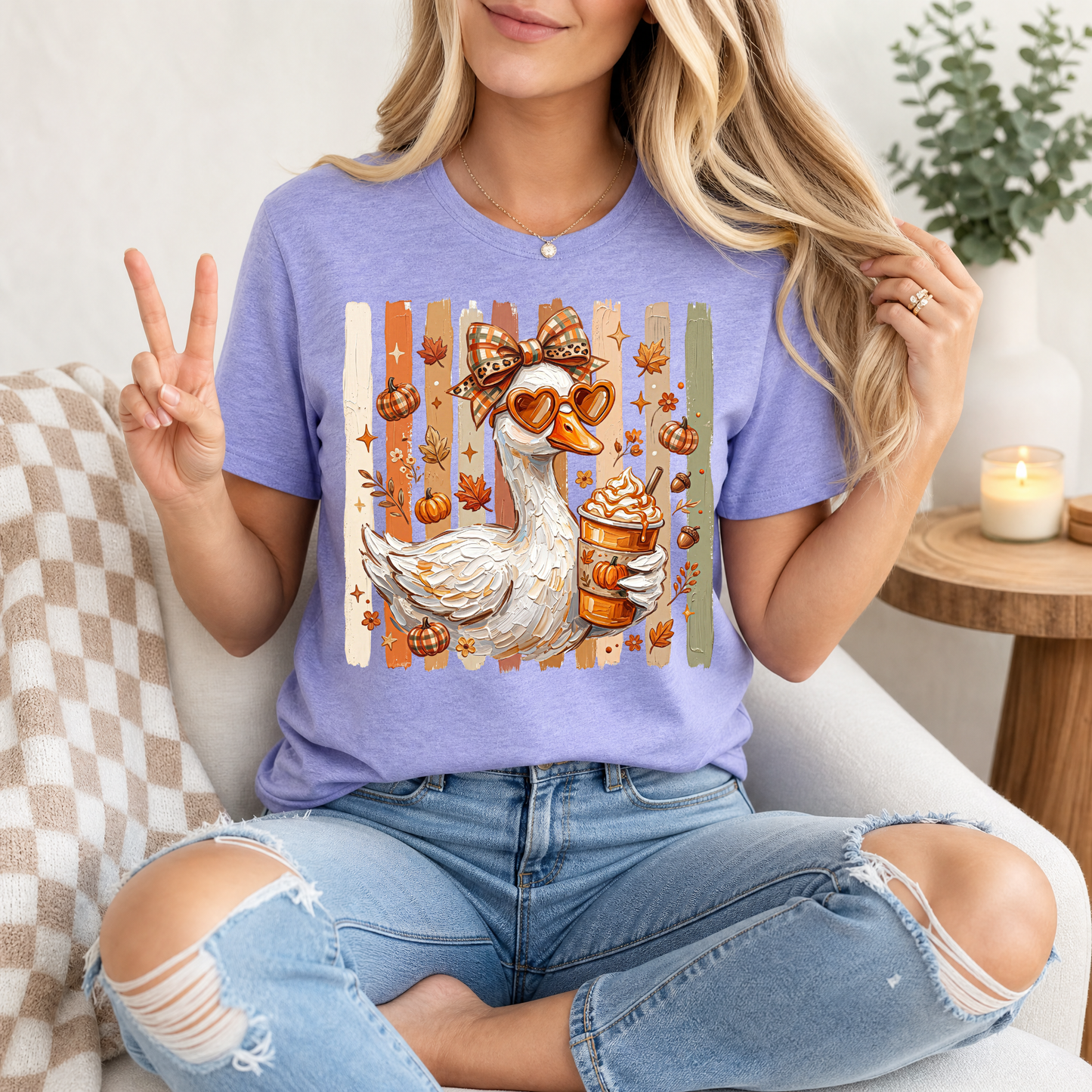 Pumpkin Spice Goose Premium Graphic Tee