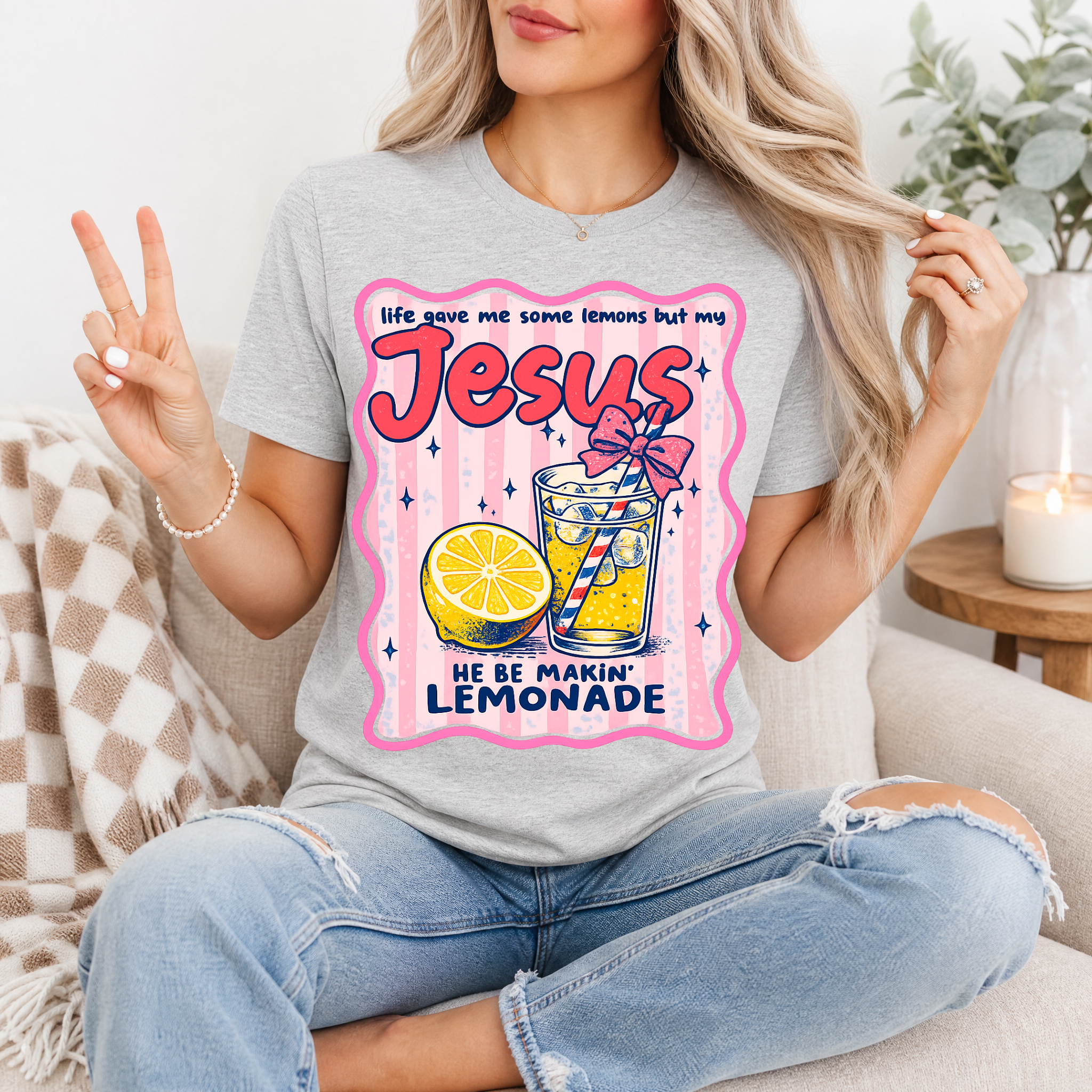 He Be Making Lemonade Premium Graphic Tee