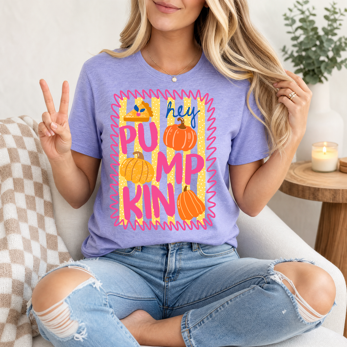 Hey Pumpkin Premium Graphic Tee