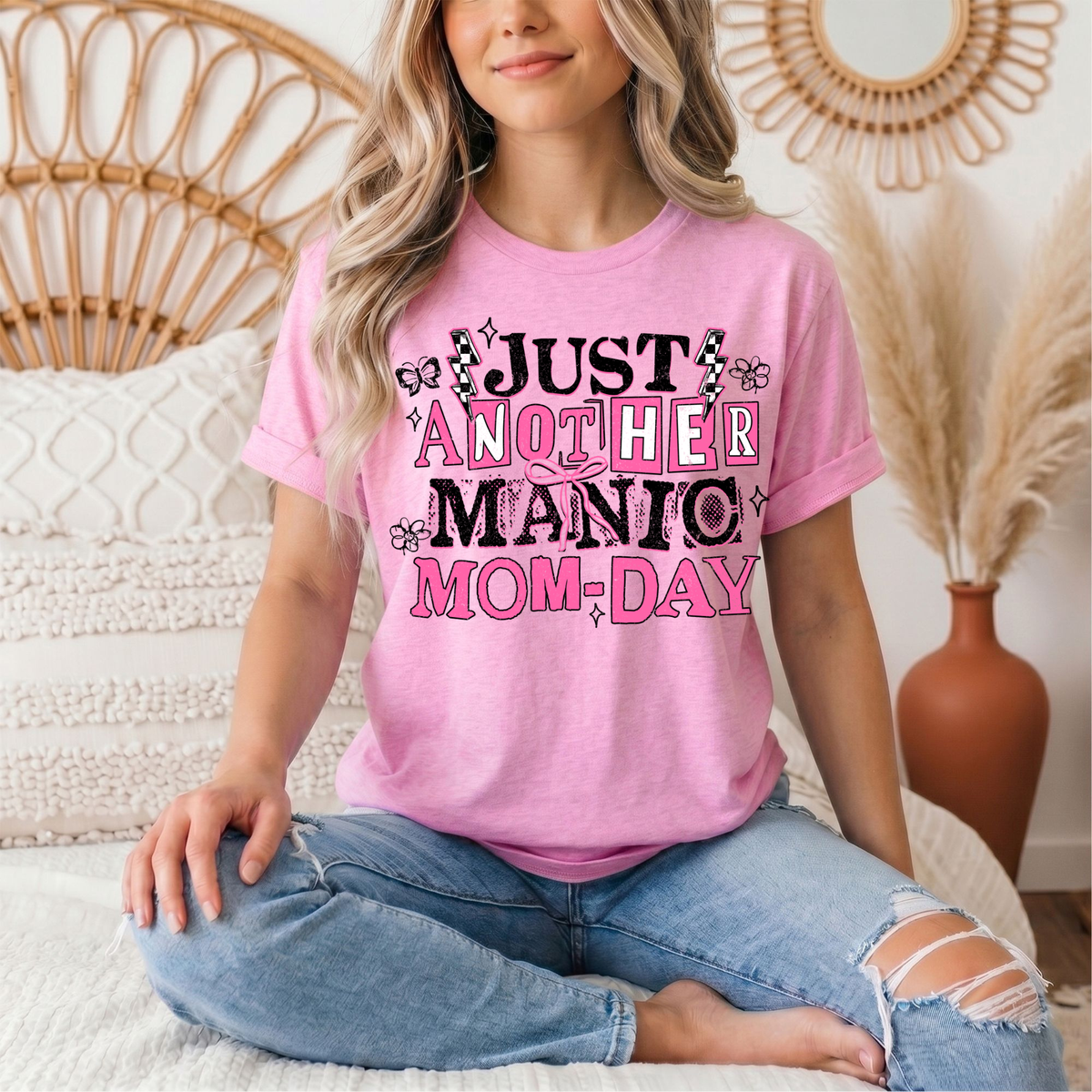 Just Another Manic Mom-Day Graphic Tee