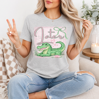Precious Later Gator Girly Premium Graphic Tee