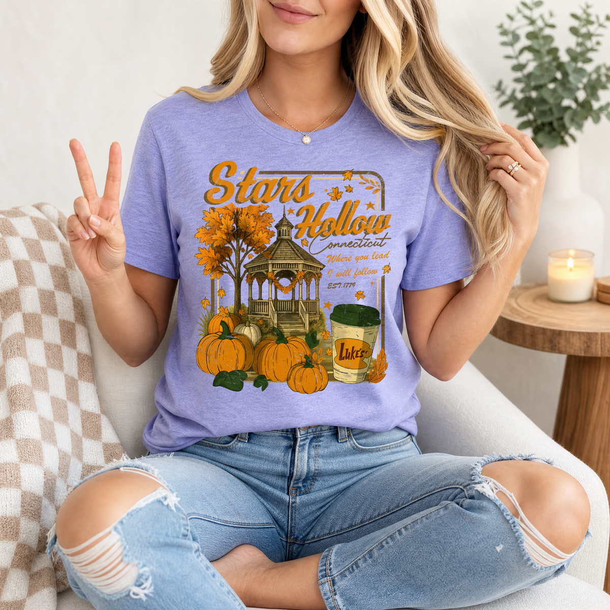 Stars Hollow Fall Premium Graphic Tee