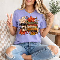 Fall & Bookish Cozy Premium Graphic Tee