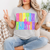 Boatin & Floatin  Premium Graphic Tee