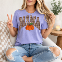 Gingham Mama Pumpkin Premium Graphic Tee