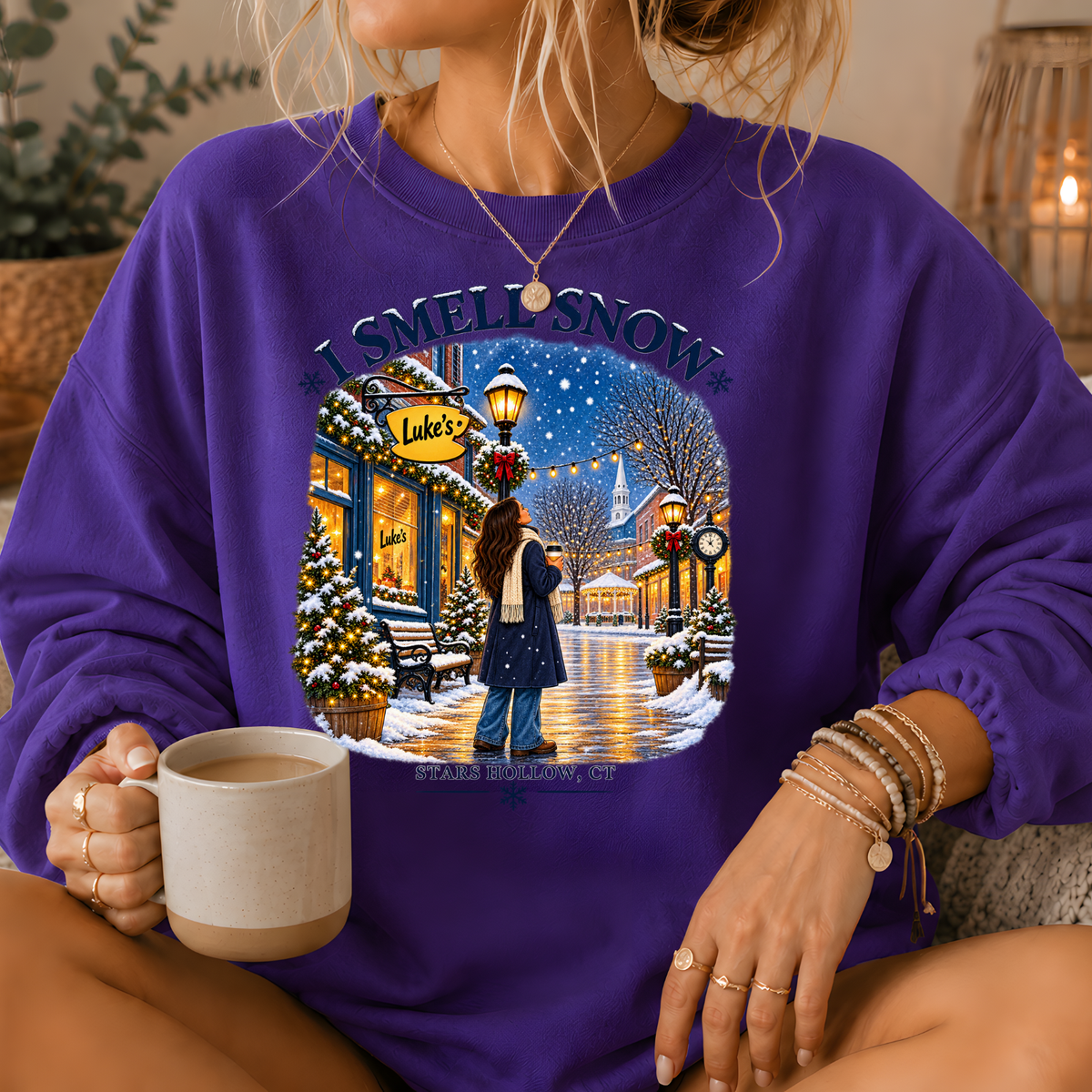 I Smell Snow Crewneck Sweatshirt