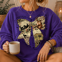 Camo Deer Hunting Bow Crewneck Sweatshirt