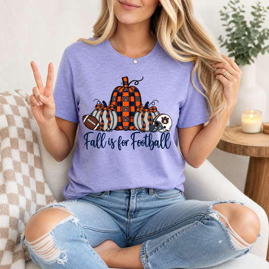 Fall Is For Football - Auburn Premium Graphic Tee
