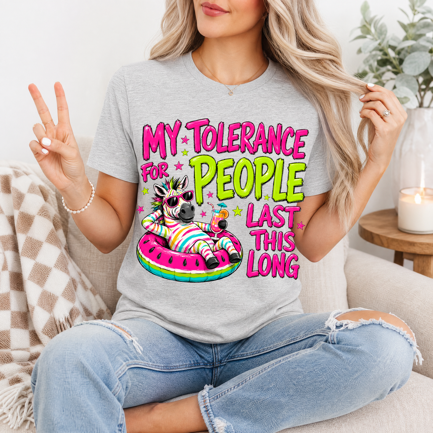 My Tolerance For People Premium Graphic Tee