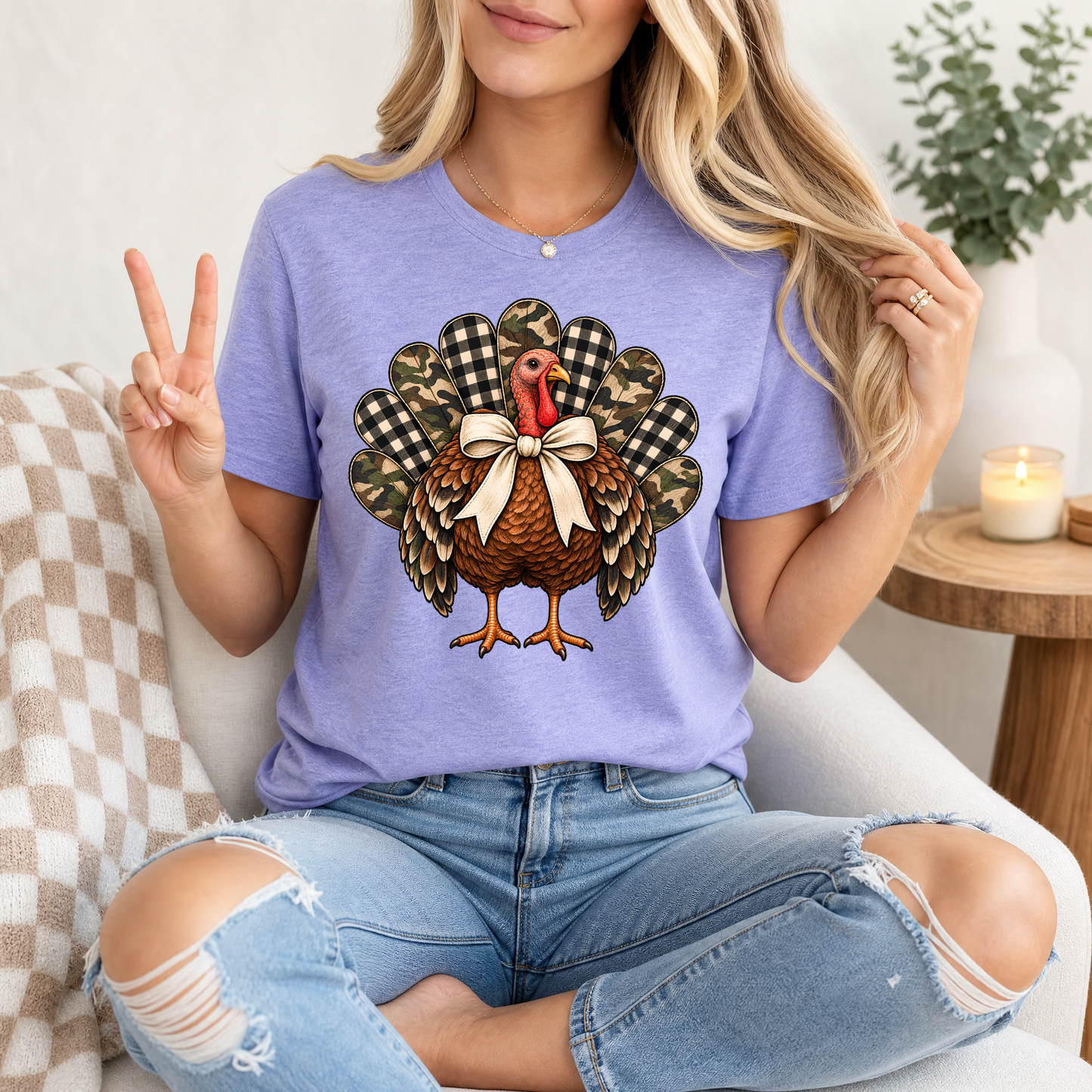 Camo Turkey Premium Graphic Tee