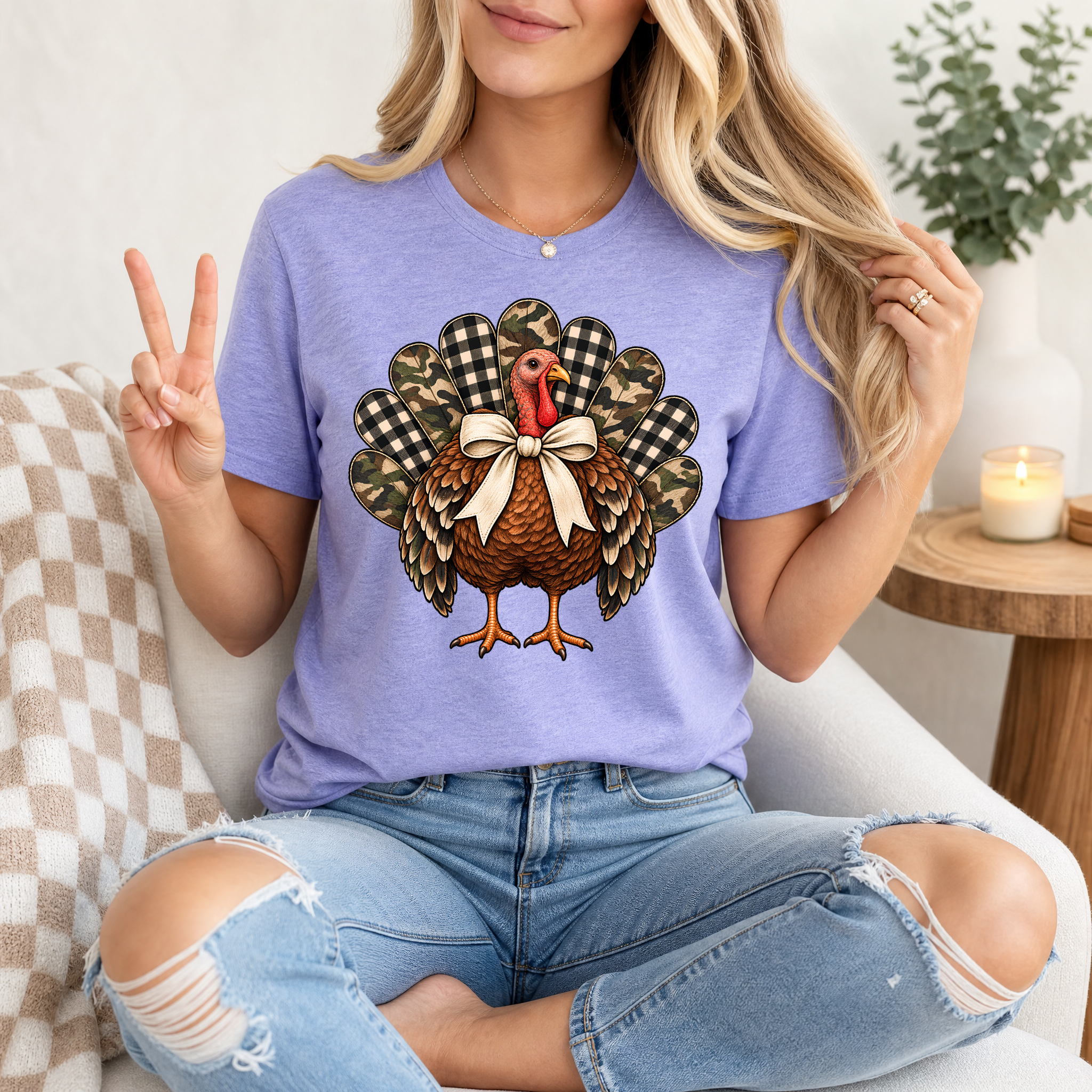 Camo Turkey Premium Graphic Tee