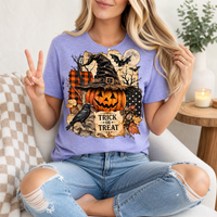Trick or Treat Vintage Halloween Premium Graphic Tee